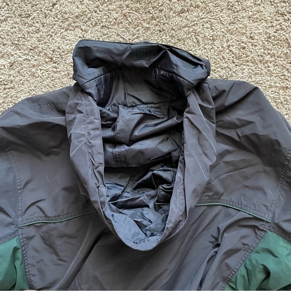 Eddie Bauer Men's Coat Jacket with Stowable Hood Nylon Fleece Midweight sz L - Picture 2 of 14